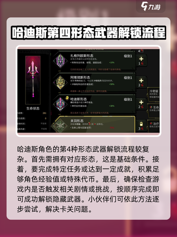 哈迪斯🔥隐藏武器获取秘籍，轻松解锁⚡截图2