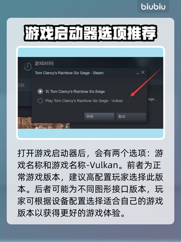 彩虹六号启动项选哪个？🔥游戏党必看！⚡截图2