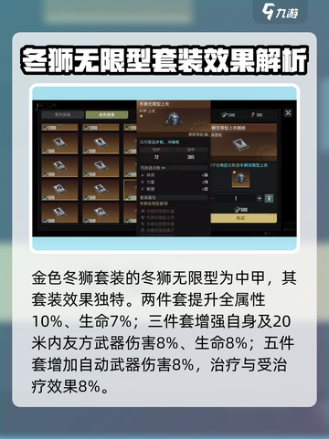 破碎之地🔥冬狮套装超强解析🎮装备党必看！截图4