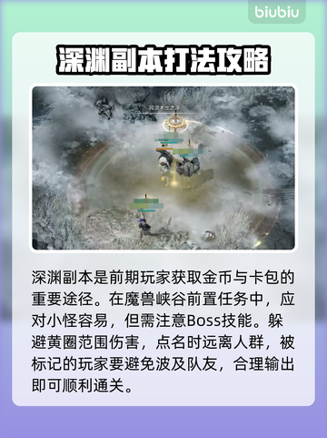 命运方舟🔥深渊副本前置任务打法攻略🌟截图2