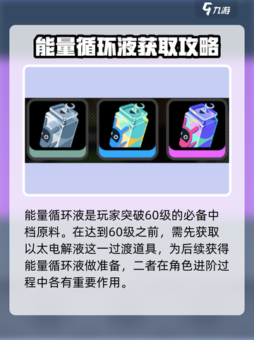 绝区零🔥：能量循环液大揭秘，玩家必看！截图3