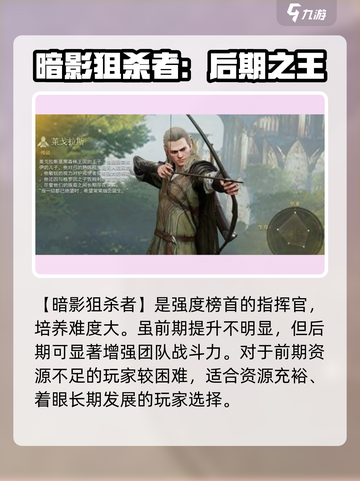 指环王纷争🔥指挥官选择全攻略✅截图4