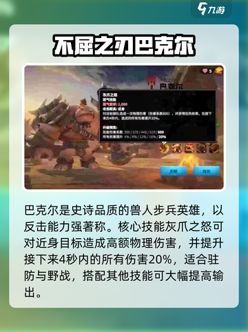 万龙觉醒巴克尔怎么打介绍截图2