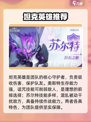 《我的魔法英雄伙伴》英雄强度TOP榜💥截图2
