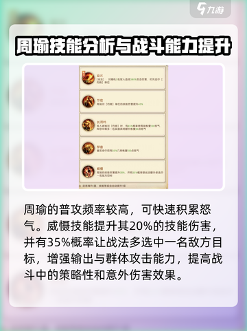 三国问鼎山河周瑜技能有哪些介绍截图3