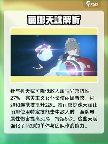 绝区零🔥丽娜技能天赋超全解析来啦！截图5