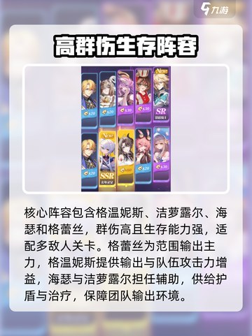 命运圣契🔥最强阵容搭配，轻松躺赢游戏！💥截图5