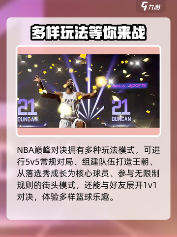 NBA巅峰对决🔥超燃游戏玩法揭秘🏀截图4