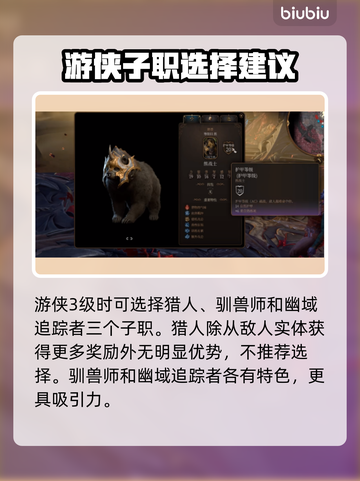 博德之门3🔥游侠子职业玩法大揭秘！💎截图2