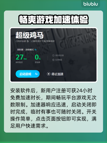 超级鸡马加速器推荐，玩超级鸡马必备🔥截图4