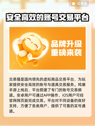 鸣潮⚡买号平台大揭秘！玩家必看🔥截图2
