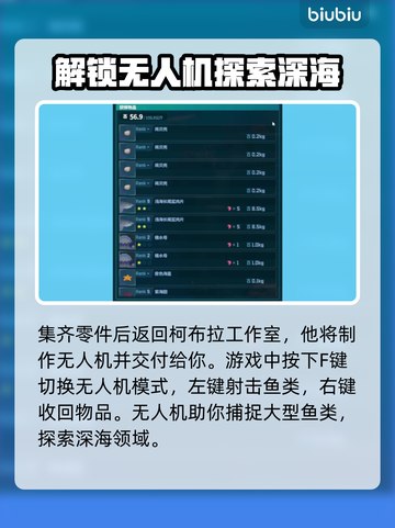 潜水员戴夫无人机获取攻略💎游戏党必看！截图4
