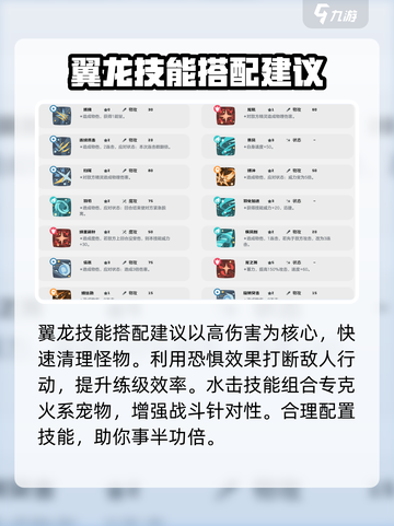 洛克王国世界翼龙技能搭配分享介绍截图3