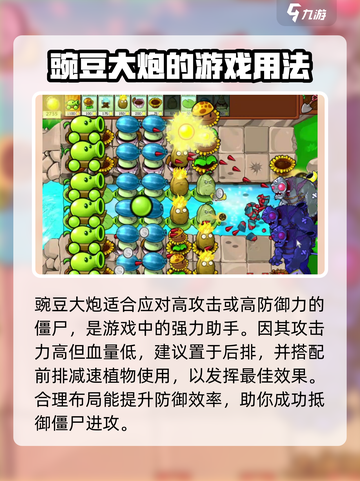植物大战僵尸：豌豆大炮🔥超强作用揭秘！截图3