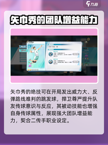排球少年手游🔥矢巾秀强度爆表，技能搭配全解析！截图3