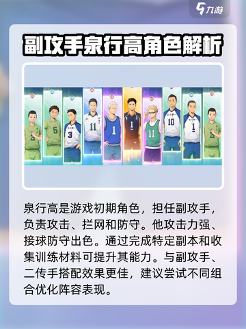 排球少年手游💥雪之丘高中球员大揭秘🔥截图3