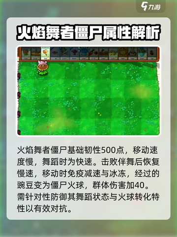 植物大战僵尸杂交版火焰舞者僵尸怎么打介绍截图2