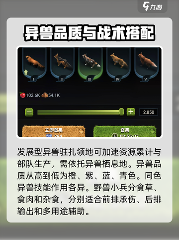 《野兽领主》新世界异兽培养秘籍🔥快速养成超强异兽！截图3