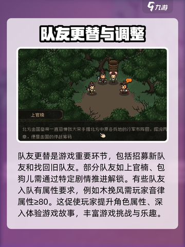 大江湖之苍龙与白鸟怎么换队友介绍截图2