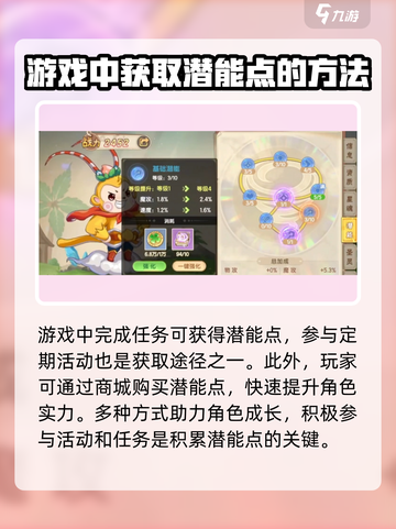 西普大陆手游潜能怎么点介绍截图2