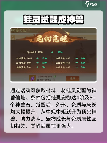 封神幻想世界神兽仙蛙怎么获得介绍截图3