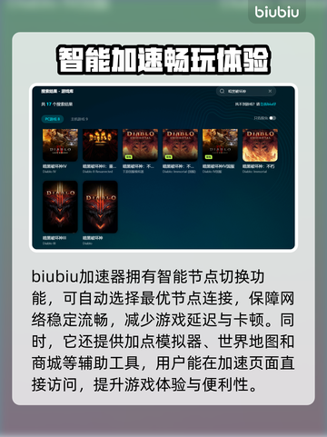 暗黑3掉帧？用这个加速器立马流畅！🔥🎮截图3