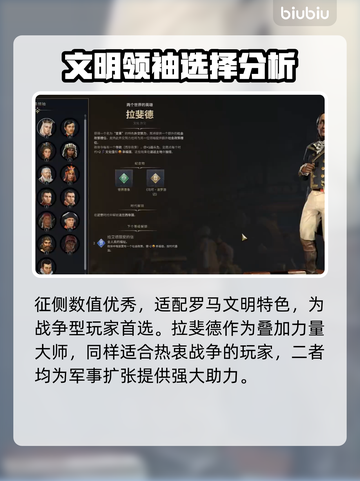 文明7领袖排名推荐🔥游戏小白必看！🎮截图7
