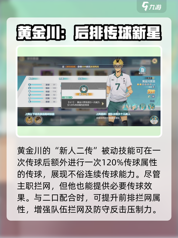 排球少年手游黄金川贯至球员介绍介绍截图4