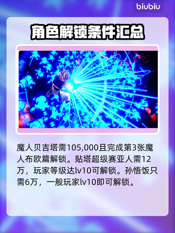 七龙珠电光炸裂zero角色解锁全攻略💥截图3