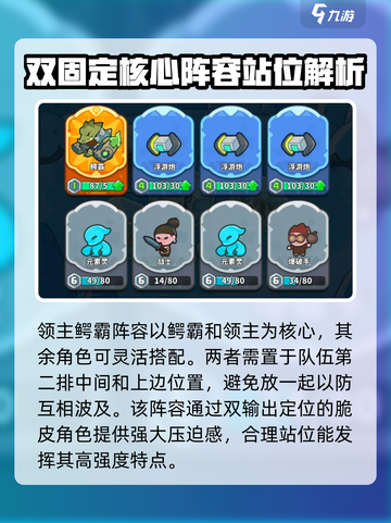 快来当领主阵容推荐介绍截图2