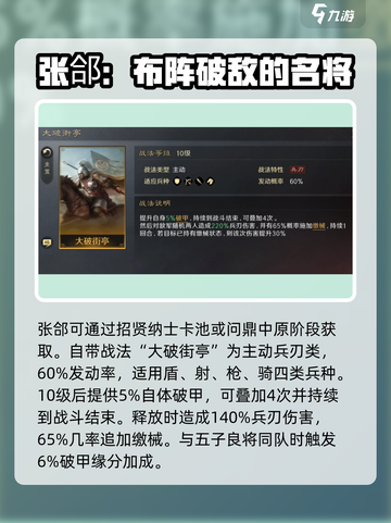 三国谋定天下🔥张郃阵容超强推荐！💥截图2