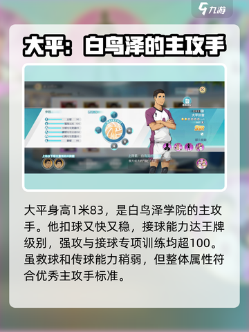 排球少年手游大平狮音怎么样介绍截图2