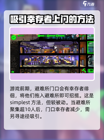 辐射避难所怎么吸引更多的幸存者介绍截图2