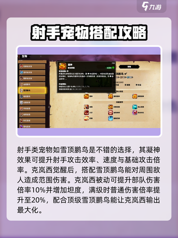 万龙觉醒克岚西宠物怎么选介绍截图2