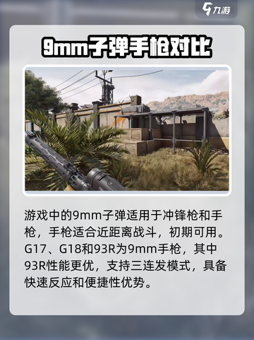 三角洲行动9mm口径武器有哪些介绍截图2
