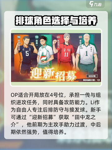 排球少年手游🔥全新玩法攻略技巧大公开！截图5