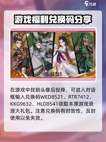 三国志异闻录兑换码怎么用介绍截图2