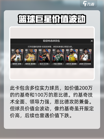 美职篮全明星卡包怎么选介绍截图4