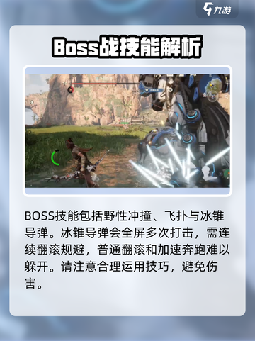 荒野起源🔥冰蹄巨兽BOSS打法攻略💡截图3
