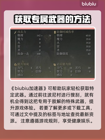 艾尔登法环⚡波尼肢解菜刀获取方法大公开！截图2
