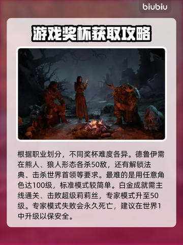 暗黑破坏神4白金攻略⚡全奖杯获取教程🎉截图2
