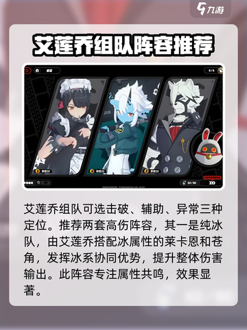 绝区零🔥艾莲配队阵容推荐鲨鱼妹最强搭档✨截图2