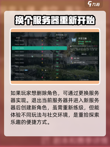 七日世界怎么删除人物角色介绍截图2