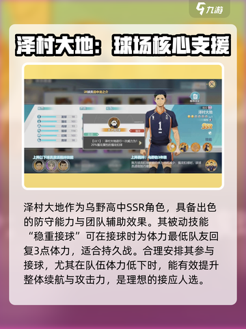 《排球少年手游泽村大地强度曝光💥》截图2