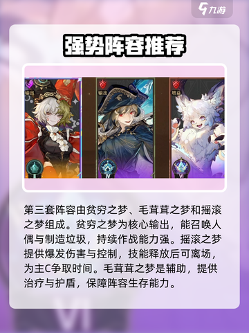 无尽梦回最强阵容推荐介绍截图6
