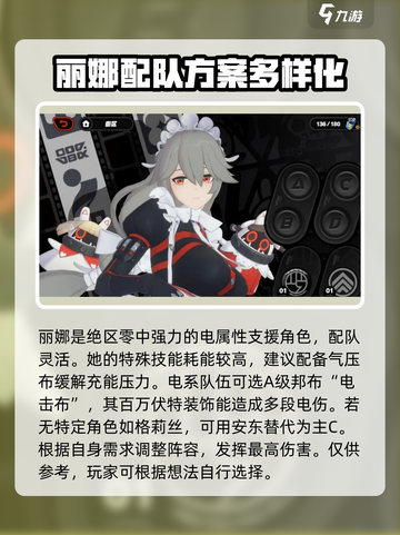 绝区零丽娜配队攻略介绍截图4