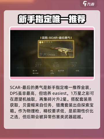 七日世界🔥新手必看！前期武器推荐🎉截图7