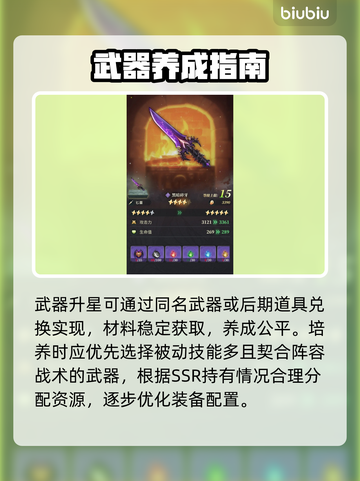 风之痕迹⚔武器搭配神级攻略💥截图4