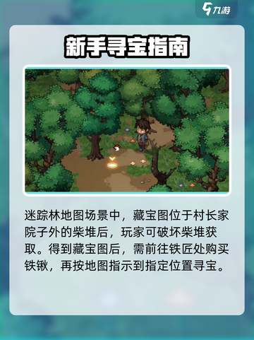 大侠立志传迷踪林藏宝图位置介绍截图2