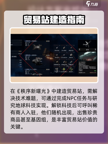 秩序新曙光贸易站怎么建造介绍截图2
